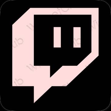 Æstetiske Twitch app-ikoner