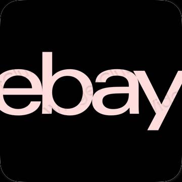 Estetiska eBay appikoner