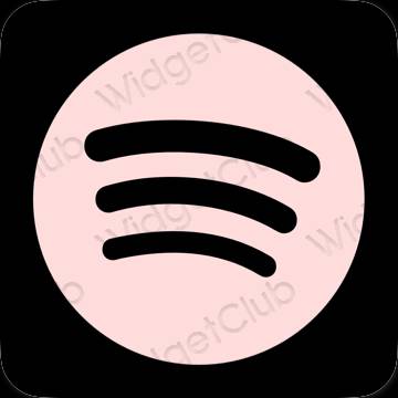 نمادهای برنامه زیباشناسی Spotify