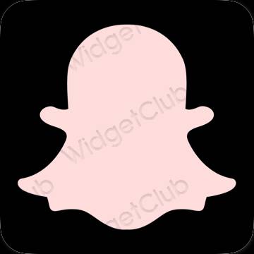 Icônes d'application snapchat esthétiques