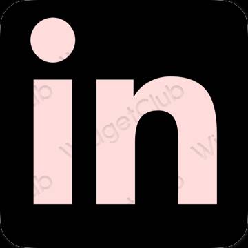 Linkedin おしゃれアイコン画像素材