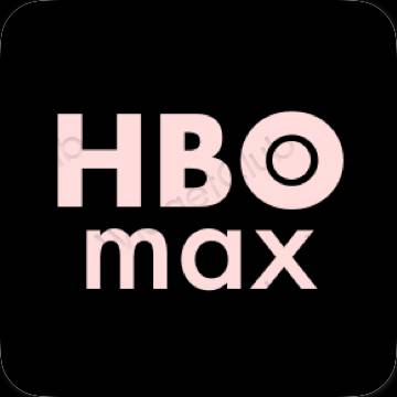 Estética HBO MAX iconos de aplicaciones