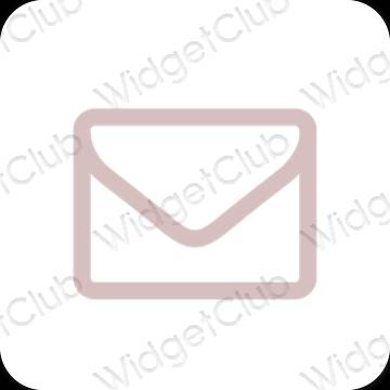 Icônes d'application Mail esthétiques