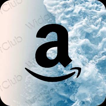 Estetski crno Amazon ikone aplikacija
