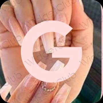 Esthetische Google app-pictogrammen