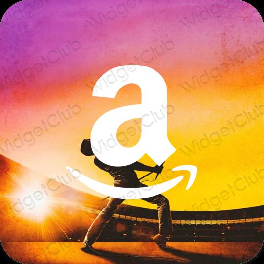 Ästhetische Amazon App-Symbole