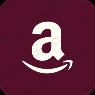 Icônes d'application Amazon esthétiques