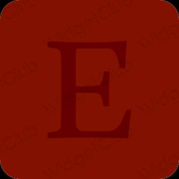 Icônes d'application Etsy esthétiques