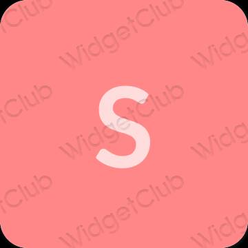 Estetisk rosa SHEIN app ikoner