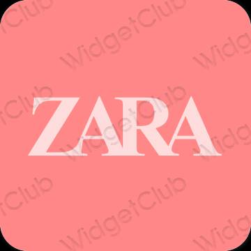 审美的 粉色的 ZARA 应用程序图标