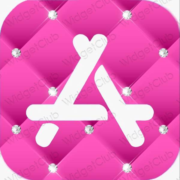 Aesthetic purple AppStore app icons