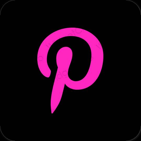 미적 Pinterest 앱 아이콘