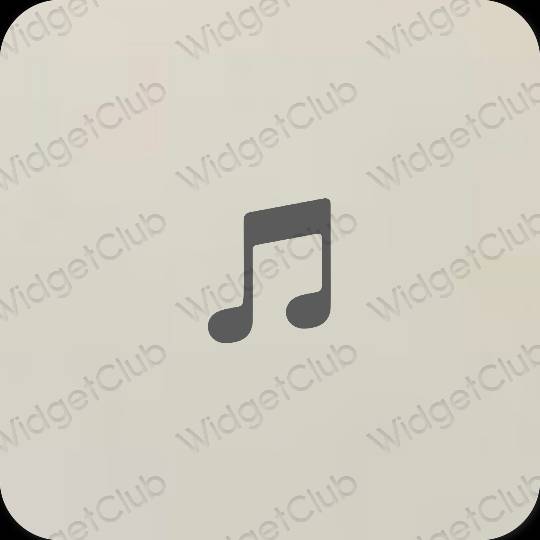 Estética Apple Music ícones de aplicativos