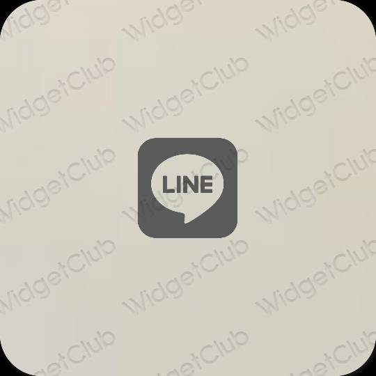 Esthetische LINE app-pictogrammen