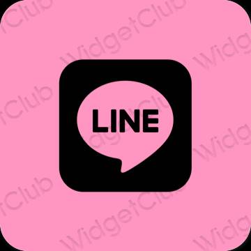 Aesthetic LINE app icons