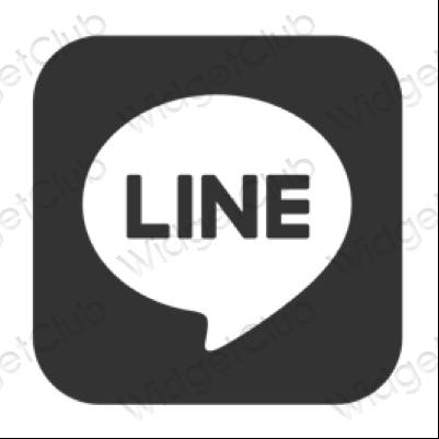 Estetske LINE ikone aplikacija