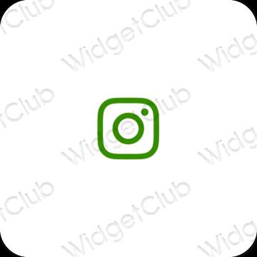 Estetické ikony aplikací Instagram