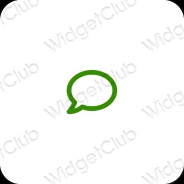 Esthetische Messages app-pictogrammen