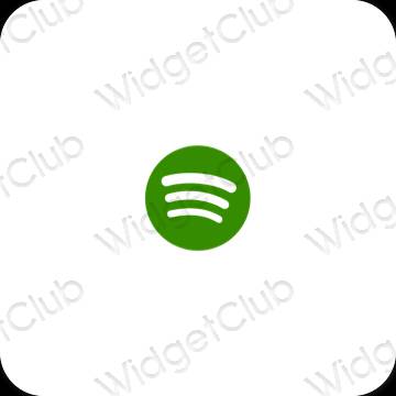 Biểu tượng ứng dụng Spotify thẩm mỹ