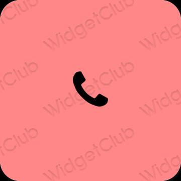 эстетический розовый Phone значки приложений