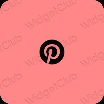 אֶסתֵטִי וָרוֹד Pinterest סמלי אפליקציה