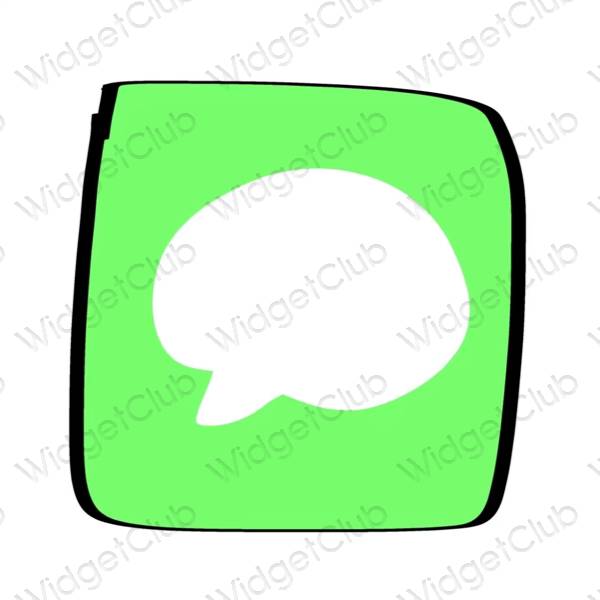 Biểu tượng ứng dụng Messages thẩm mỹ