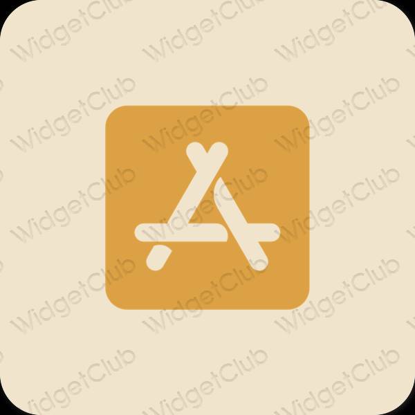 Estetsko bež AppStore ikone aplikacij