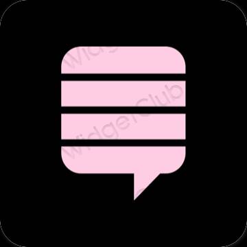 Aesthetic Notes app icons