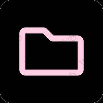 Aesthetic Files app icons