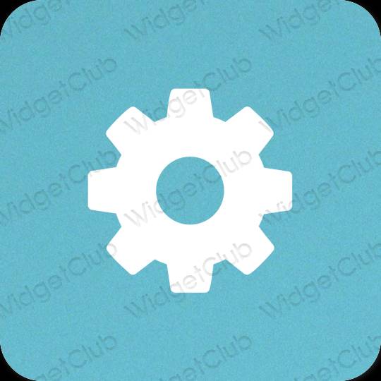 Æstetiske Settings app-ikoner