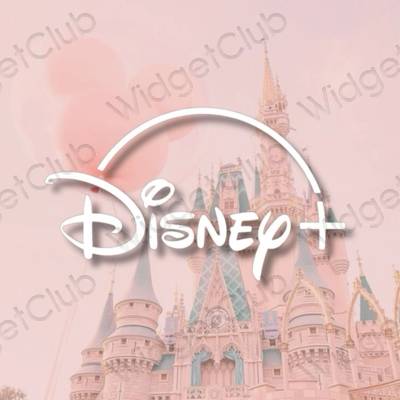 Ikon apl Disney Estetik