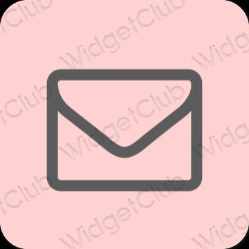 审美的 粉色的 Gmail 应用程序图标