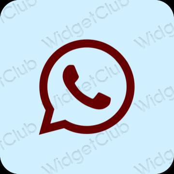 Estetiska WhatsApp appikoner