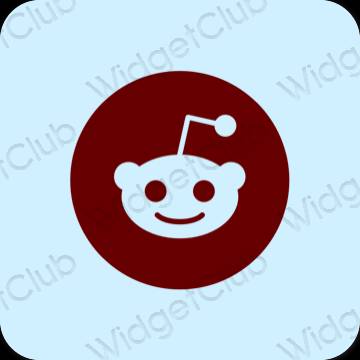 Estético púrpura Reddit iconos de aplicaciones