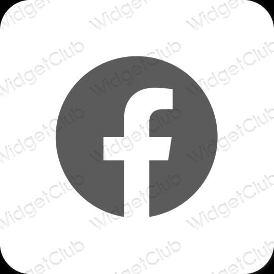 Estética Facebook iconos de aplicaciones
