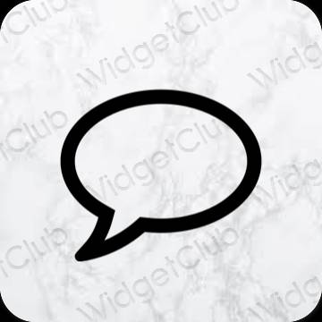 Esthetische Messages app-pictogrammen