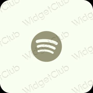 Estética Spotify iconos de aplicaciones