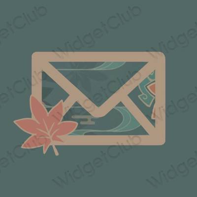 جمالية Mail أيقونات التطبيقات