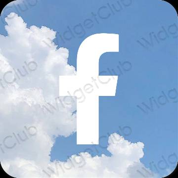 Icone delle app Facebook estetiche