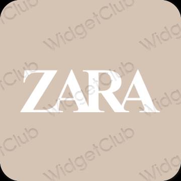 Estética ZARA iconos de aplicaciones