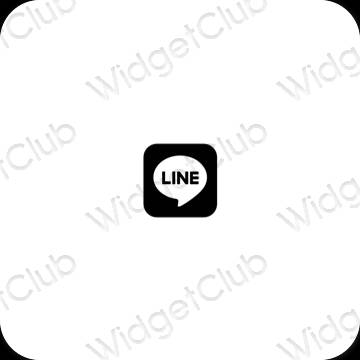 Естетични LINE икони на приложения