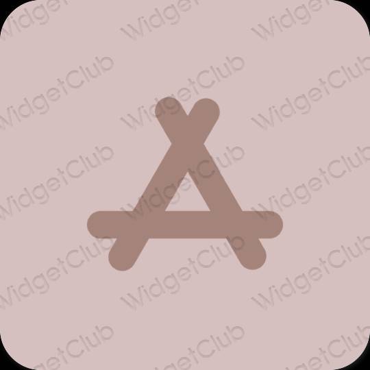 Estetski pastelno ružičasta AppStore ikone aplikacija