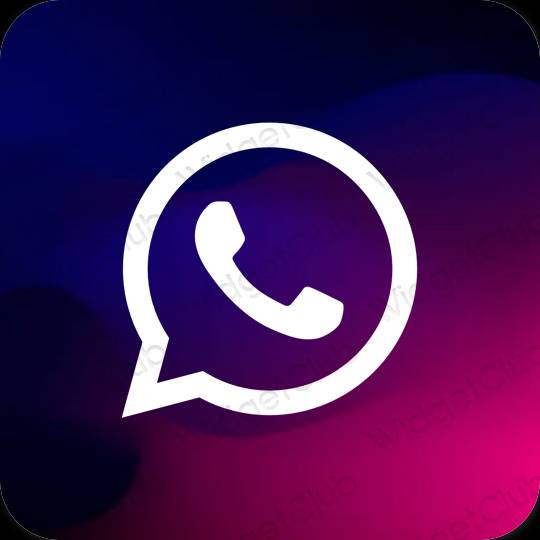 Estetiska WhatsApp appikoner