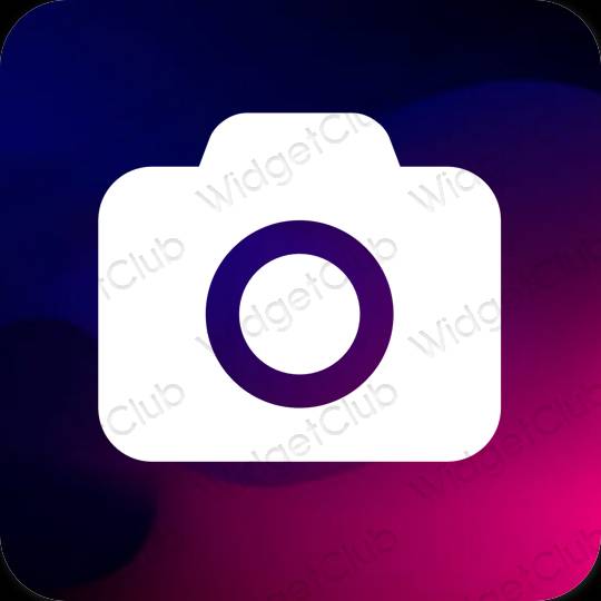 Esthetische Camera app-pictogrammen