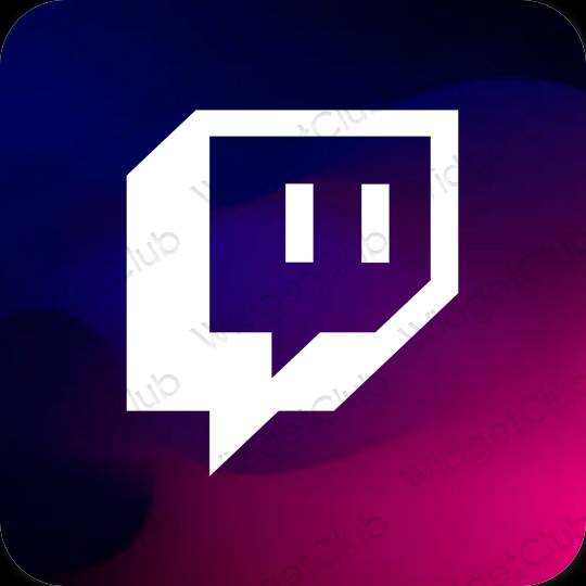 Estetické ikony aplikácií Twitch