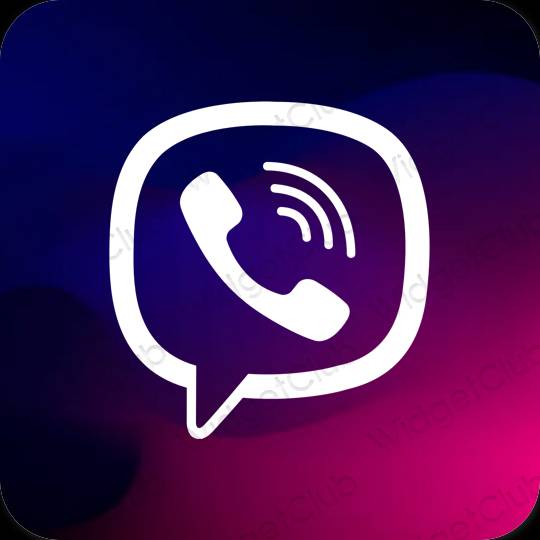 Aesthetic Viber app icons