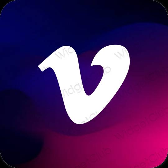 Aesthetic Vimeo app icons