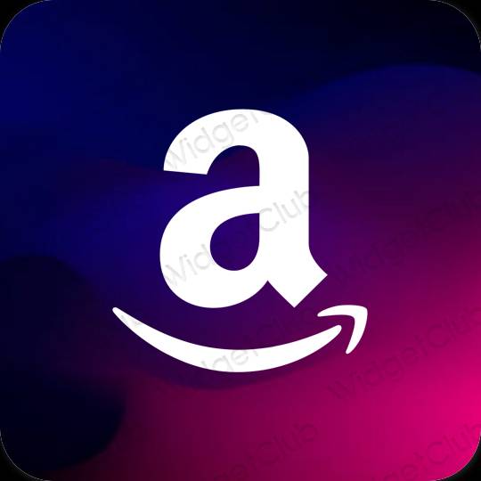 Icônes d'application Amazon esthétiques