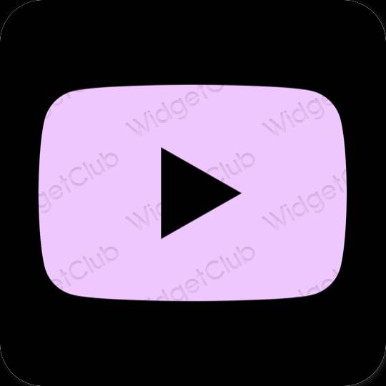 Aesthetic Youtube app icons