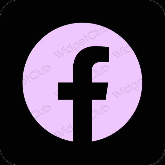 Icone delle app Facebook estetiche